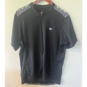 Pearl Izumi Select Series Mens XL‎ Cycling Jersey Black Short Sleeve Full Zip